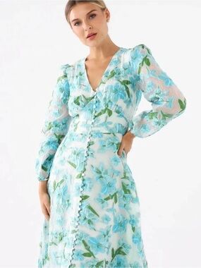 anthropologie hutch geo wrap maxi dress Anthropologie Hutch Geo Wrap Maxi Dress Size M